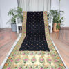 Banarasi Soft Silk Saree in Black and Gold