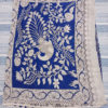 Kalamkari Silk Saree In Blue and Off White