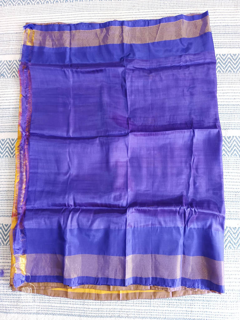 Uppada Soft Silk Saree With Ikkat Body and Contrast Pallu - Etsy