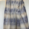 Pure Pashmina stole in beige and purple combination with self woven beautiful leaf figure
