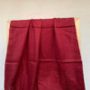Pure Pashmina stole in maroon with paisley and bel boota self weave