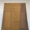 Pure Pashmina reversible hand woven muffler mustard on one side and brown on the other side