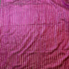 Madhubani hand painted Gheecha pallu pure silk saree in magenta