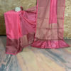 Banarasi Semi Georgette Pink Saree