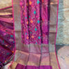 Banarasi Mercerized Cotton Purple Saree