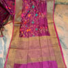 Banarasi Mercerized Cotton Purple Saree