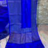 Banarasi Semi Georgette Royal Blue Saree