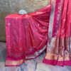 Banarasi Semi Katan Rangkaat saree In Peach