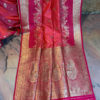 Banarasi Semi Katan Rangkaat saree In Peach