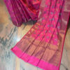 Banarasi Mercerized Cotton Magenta Saree