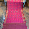 Banarasi Mercerized Cotton Magenta Saree