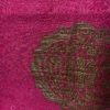 Banarasi Tanchoi Soft Silk saree in Magenta with zari and resham work