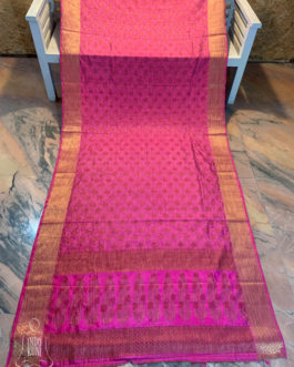 Banarasi Resham Tanchoi Soft Silk Saree in Mauve