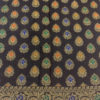Banarasi suit three piece set in Mercerized Cotton Black color with zari and resham meenakari work