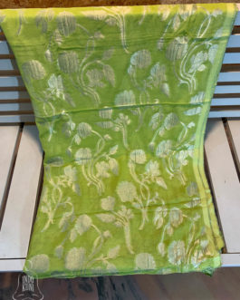 Banarasi Georgette Silk Suit In Green