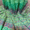 Kota Doria White, Pink and Green Cotton Suit piece