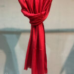 Deep Red Pure Pashmina Stole