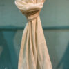 Alabaster White Pure Pashmina Stole